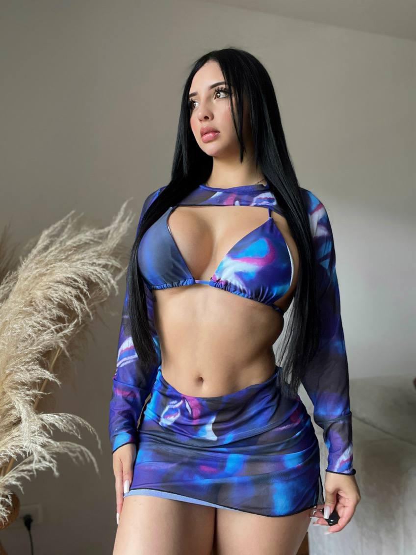 Traje de baño tie-dye