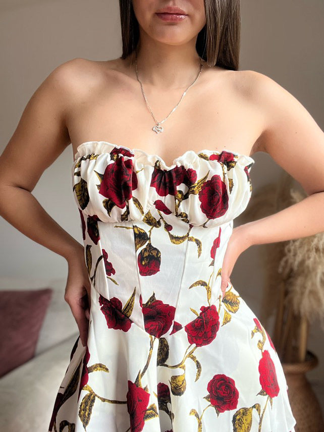 Vestido Rosas